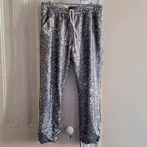 Sequin joggers